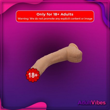 Realistic Non-vibrator with Round Balls and Suction Base RSNV-029