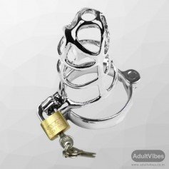 Chastity Steel Lock Device for Men BDSM-010
