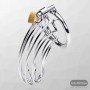 Stainless Steel Iron Wire Male Chastity Lock BDSM-016