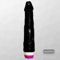Super Natural Black Silicone Realistic Vibrator RSV-011