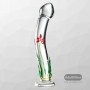 Flower Crystal Glass Dildo Sex Toy GD-004