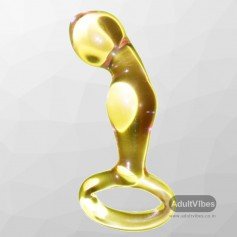 Jaguar Golden Glass Dildo GD-009